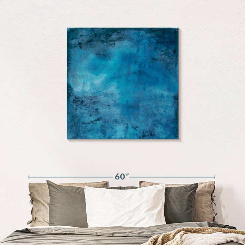 A Blue Lagoon, 36" H x 36" W