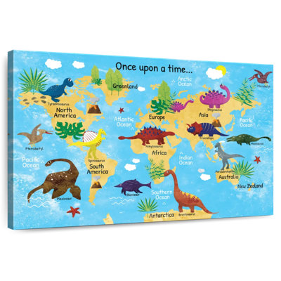 Carte historique des dinosaures d'Aliaz