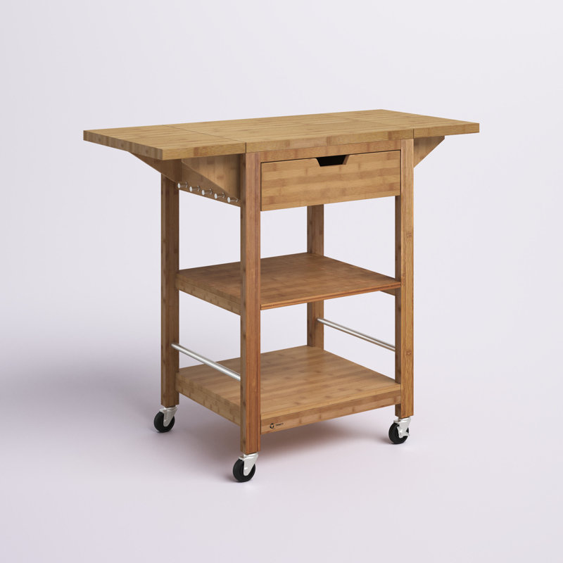 Marilene Solid Wood Kitchen Cart