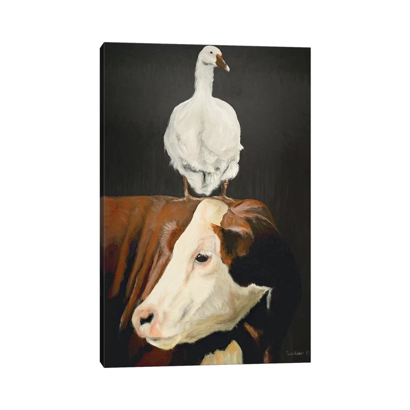Two's Company by Suzy Redmond - Gallery-Wrapped Canvas Giclée on Canvas, Wrapped Canvas, 20.32 cm H x 30.48 cm W