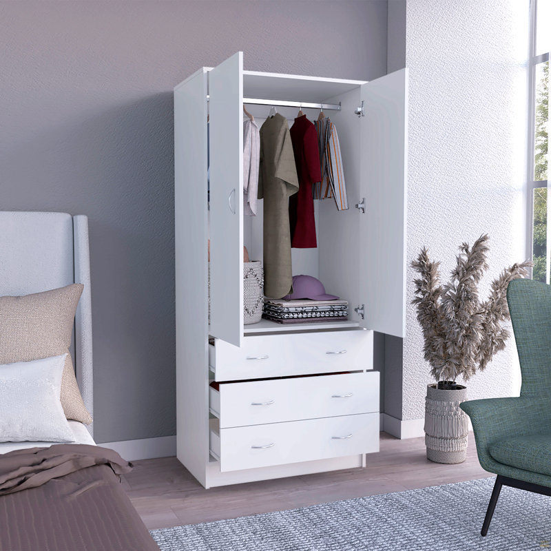 Armoire double porte Taly - blanc