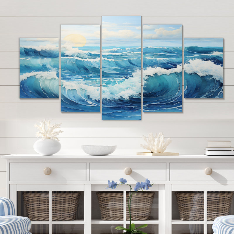 Razo - Art mural sur toile, 5 panneaux