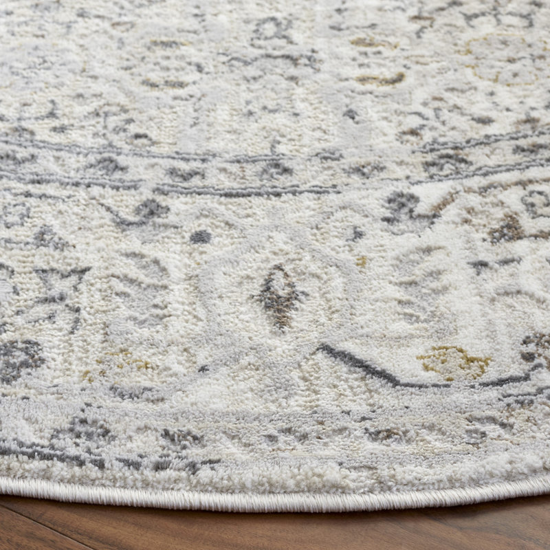 Msr Mulberry 6416 Performance Oriental Rug, 6'-7" X 6'-7" Round