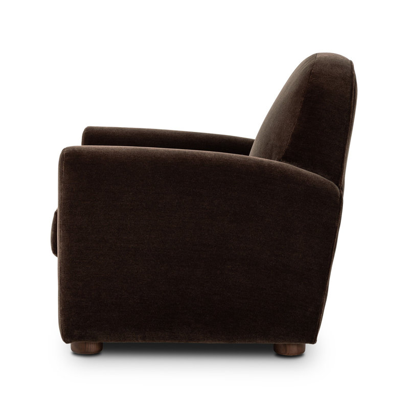 Draper Upholstered Chair, Monte Chocolate