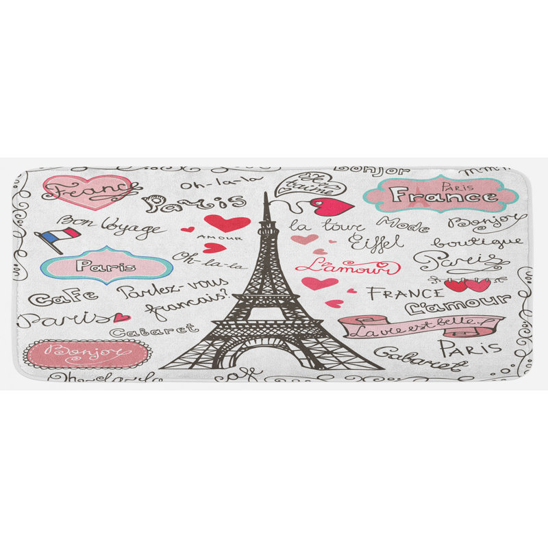 Eclectic Polyester Kitchen Mat
