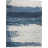 Wool Abstract Area Rug