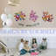 Autocollants papillons 3D pour décorations de fête avec aimants (coloré, 72)