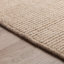 Tapis taupe en laine crocheté à la main Dionne-21599309