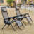 Outsunny Zero Gravity Chair Set With Side Table, Grey, Patio Set, Patio Seating Set, Conversation Set-1683679598