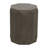 Concrete, 18" Geometric Accent Table, Dark Gray