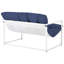 Garden Lounge Set with Table 4 Seater GARDA Metal Green-1888049094