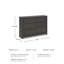Commode 6 tiroirs Madalene