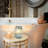 Haslom 7.25” Bedside Glass Mushroom Ambient Table Lamp, Bulb Included-1327700315