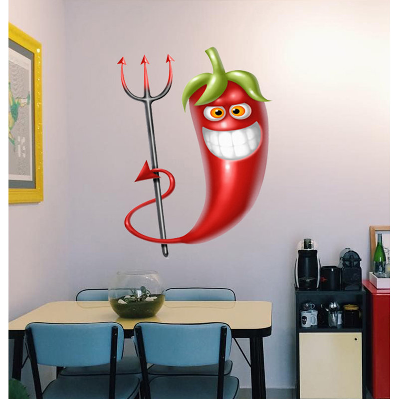 Food & Beverage Non-Wall Damaging Wall Decal, 10" H x 14" W