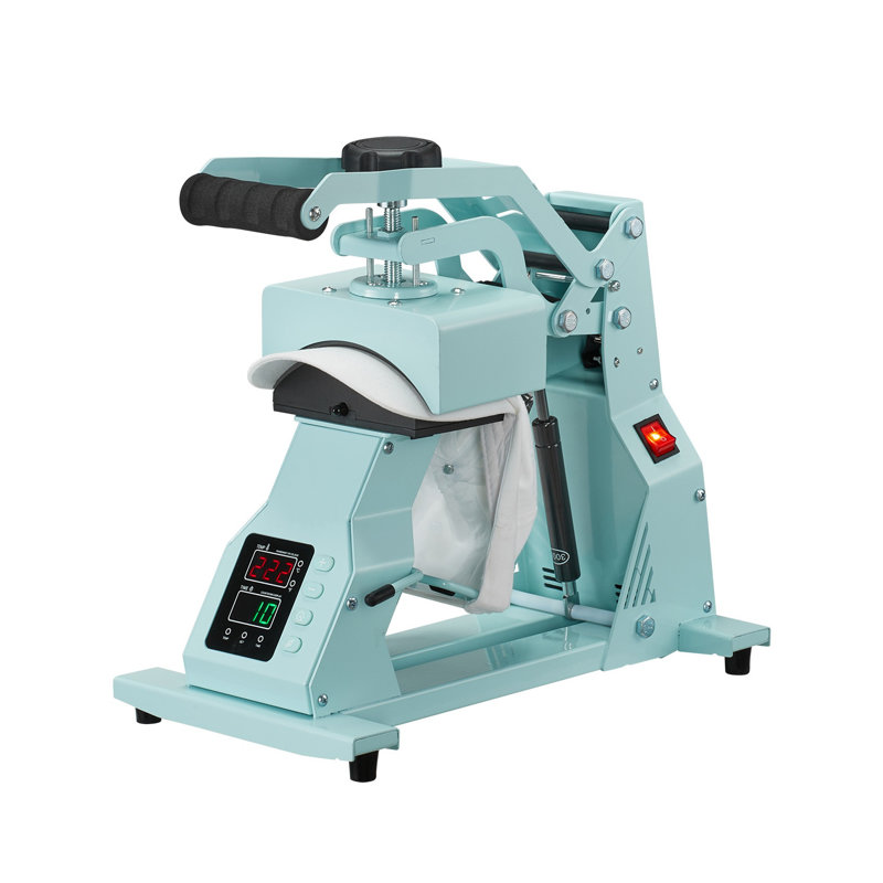 Machine à presser la chaleur 2-en-1 Green avec double platine et commande numérique pour une personnalisation personnalisée du capuchon