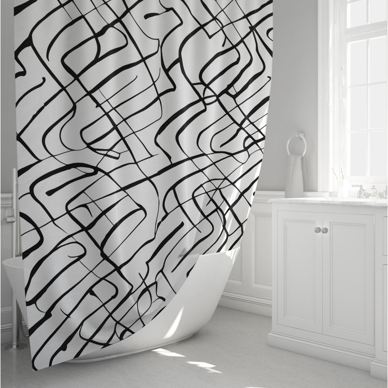 Rideau de douche Clauzell, H 93 po x l 70 po