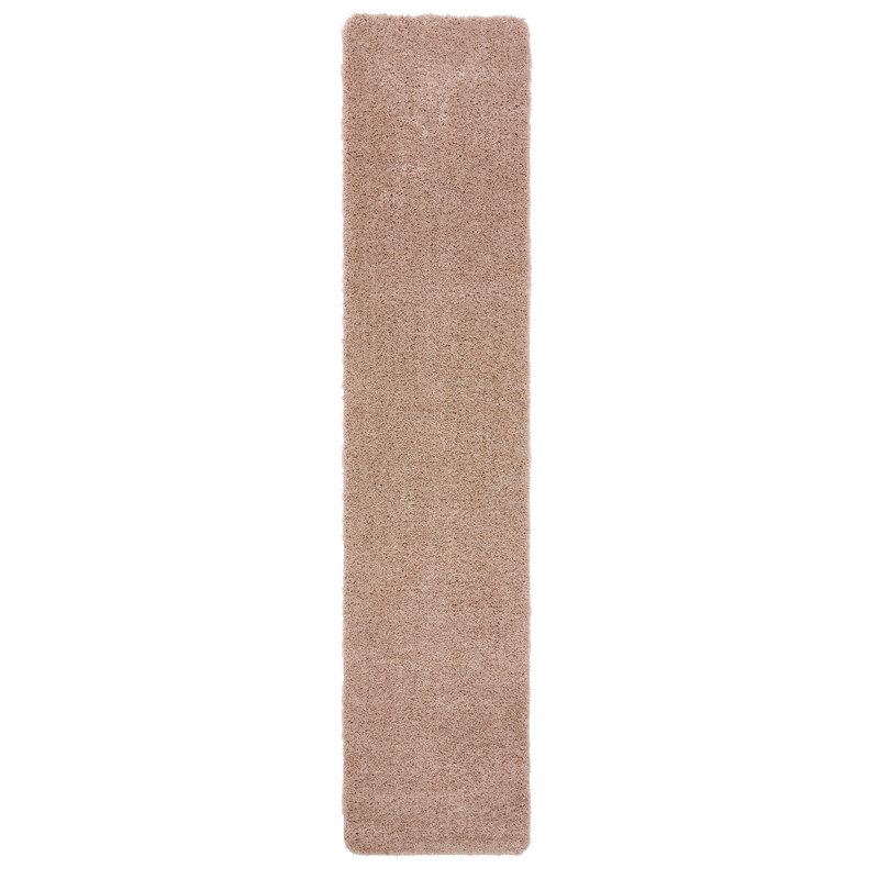 Nude Pink Shaggy , Runner 67 x 300cm