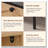 Rattan Shoe Cabinet with 4 Flip-Down Doors-1923473629