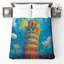 Famous Landmarks Polyester Abstract Bedspread-130509465