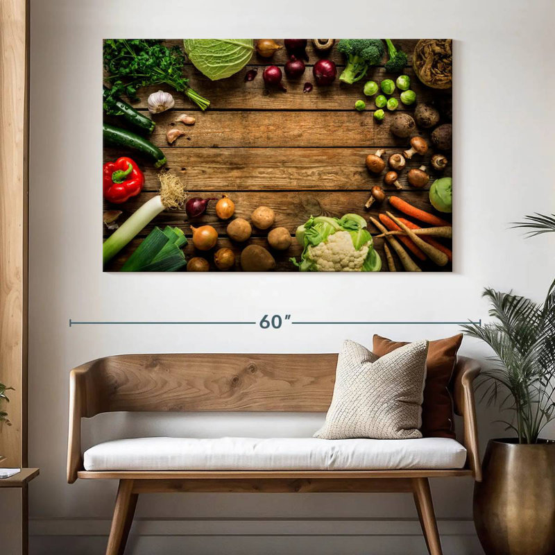 Yarlin Vegetable Feast, 34" H x 51" W