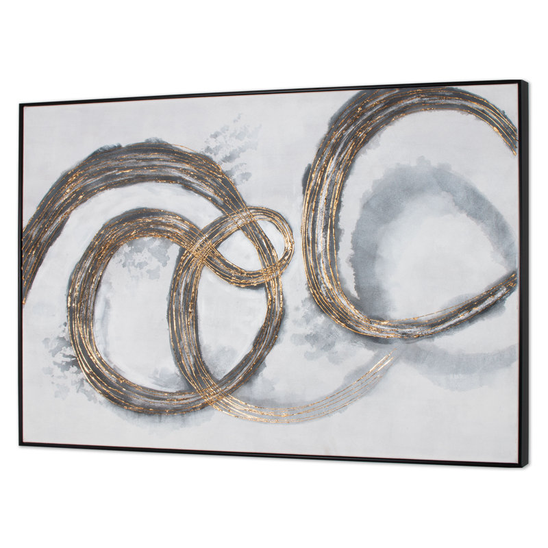 Cadre flottant, peinture sur toile