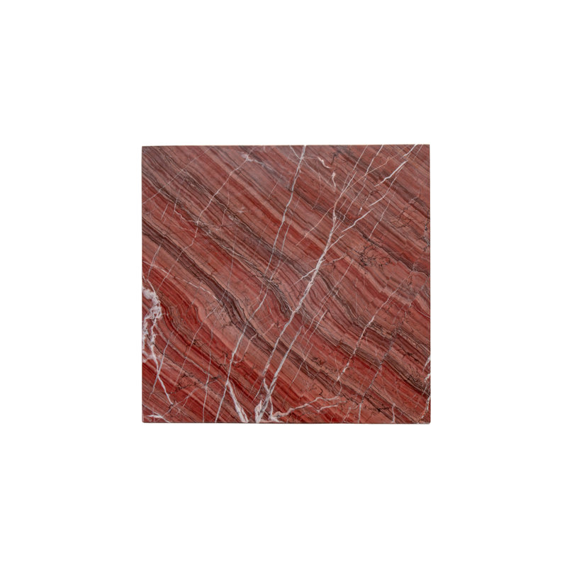 Blair Marble End Table, Red Marble