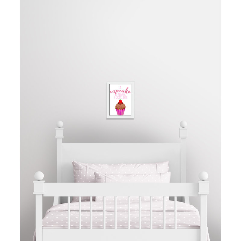 Un petits gâteaux, H 16 po x l 12 po x P 0,63 po, Cadre blanc