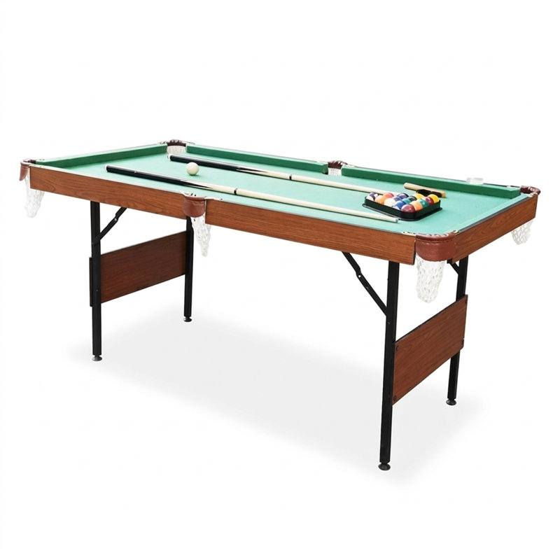 Table de billard / billard pliable 55 po Rack Crux (multi-jeux vert 3 en 1), Vert