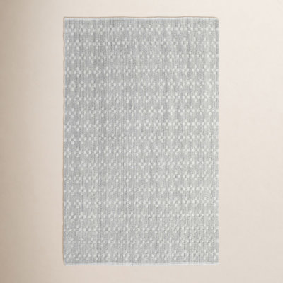 Tissé à la main Juno recyclé P.E.T. Tapis en polyester à motif géométrique 