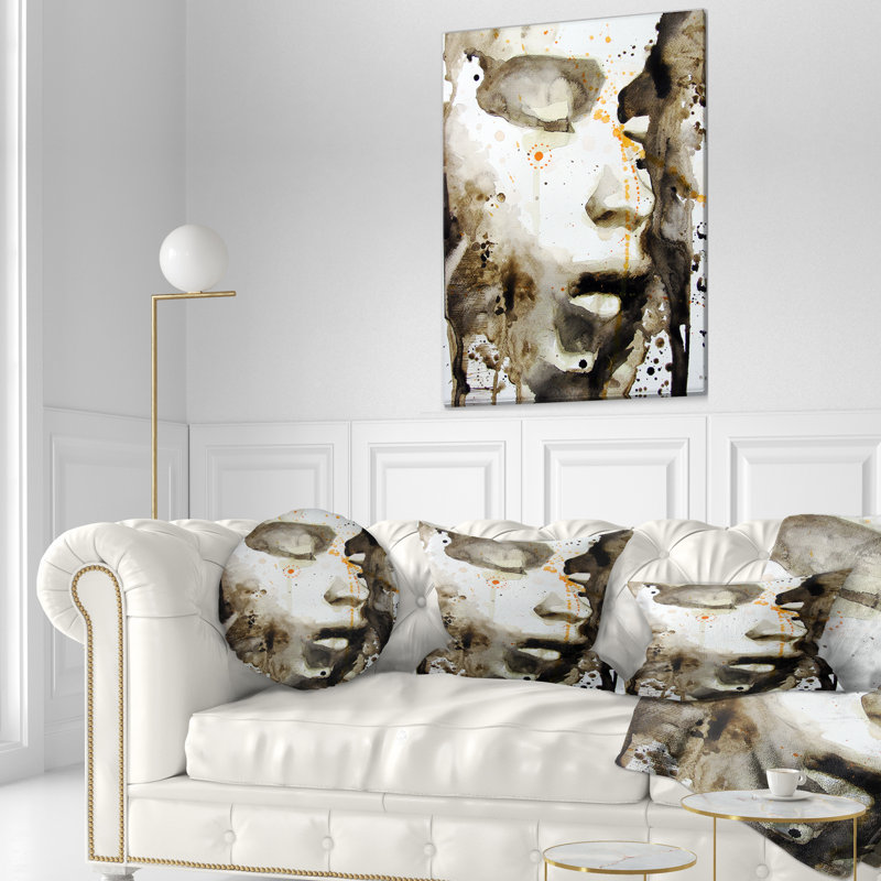 Coussin décoratif abstrait