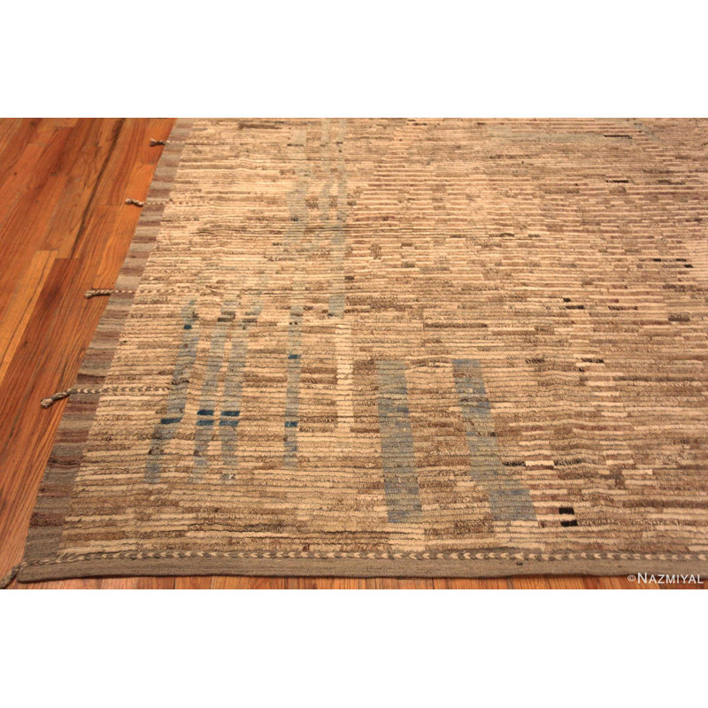 Tapis décoratif moderne et tendance One-of-a-Kind Tons terreux
