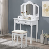 Devhan Make-up Vanity Table and Stool Set