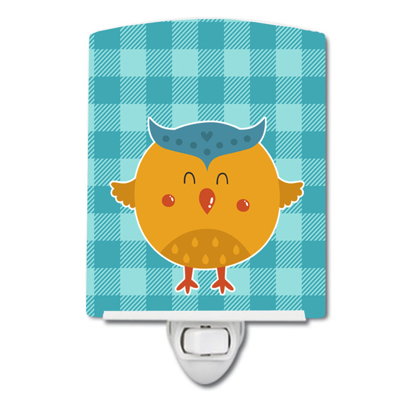 Éclairage de nuit en céramique wise hibou