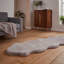Lehi area rug Table Tufted Sheepskin Silver-1425046977