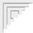2"W x 7"D x 7"H Standard Landon Architectural Grade PVC Bracket-41421993