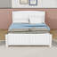 Lit plateforme en bois avec lattes et pieds de soutien renforcés-674636189-674636179
