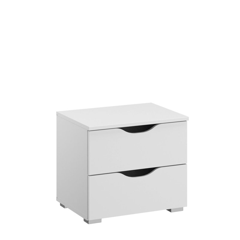 Alvara 2 Drawer Bedside Table