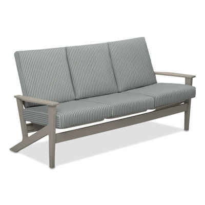 Chrisa 74.5'' Wide Patio Sofa with Cushions