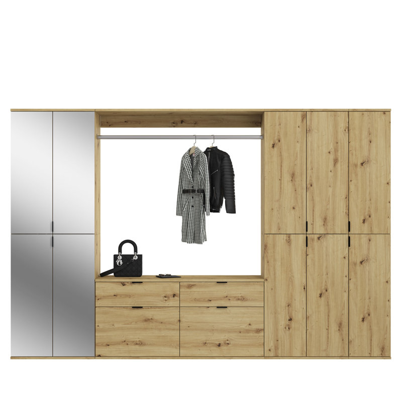 Garderobenkombination Murphee, Artisan Oak