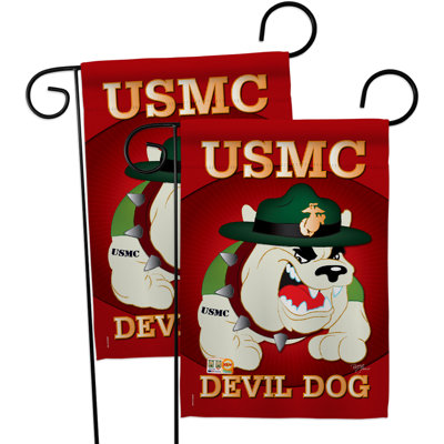 Double Sided 18.5'' H x 13'' W Polyester Independence Day Garden Flag