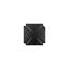 Poignée carrée de la collection Bridges - bouton d'armoire 1-3 / 16 "x 1-3 / 16" noir mat - Quincaillerie transitionnelle et déco pour tiroirs et armoires-90995988