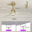 Karlena 52'' Modern Farmhouse Dimmable Ceiling Fan with LED Lights and Remote Control 3 Colors 6 Speeds Reversible Noiseless DC Motor-254404935