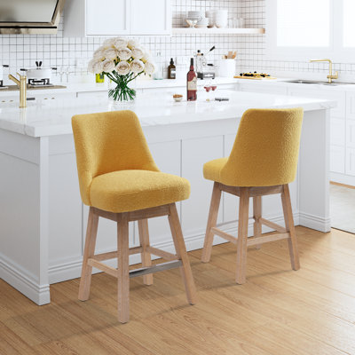 Tabouret de comptoir pivotant 26 po Breann