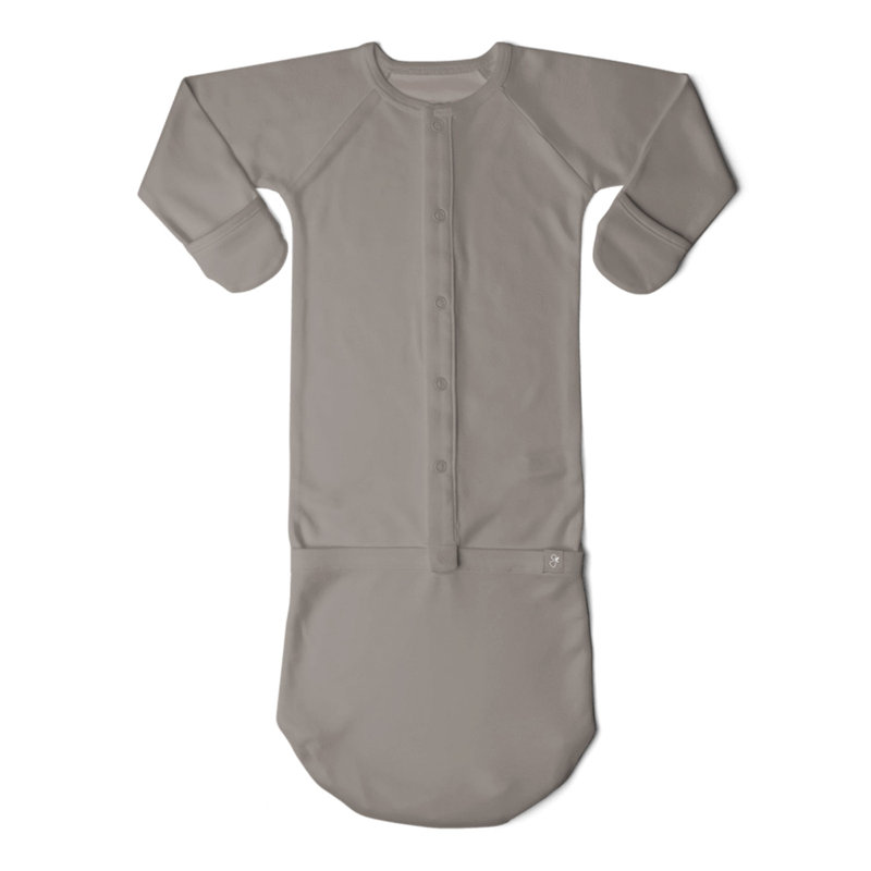 Sac de couchage en rayonne de bambou pour bébé, l 9 po x L 25 po, gris