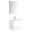 Ensemble de meuble-lavabo mural simple 23" avec miroir Jasso