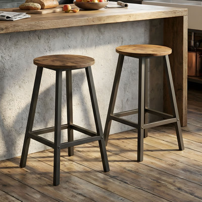 Counter Stool with Metal Frame