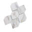Tuscan Design 4" x 5" Glass Honeycomb Mosaic Wall Tile-40470125