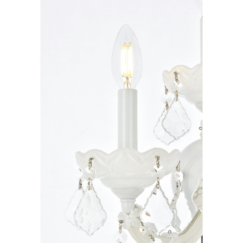Cristal taillé royal clair Maria Theresa Mordechay, 3, Blanc, H 19 po x l 12 po x P 12 po