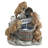 Puppy Pail Pour Garden Fountain with Lights