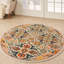 Tapis beige / bleu / orange Whitingham-662915267